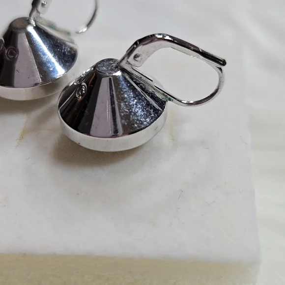 🆕️ Swarovski Retired Purple Bella Drop Earrings - Picture 7 of 8